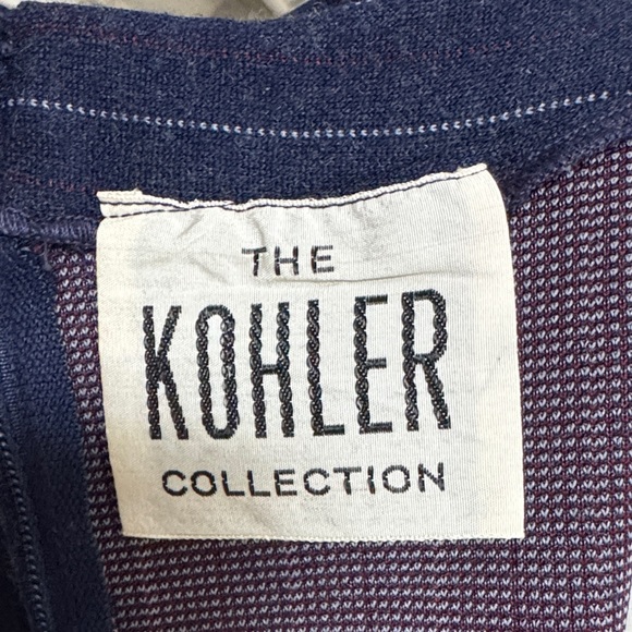 Vintage Navy Pinstripe Midi Dress - Picture 5 of 5